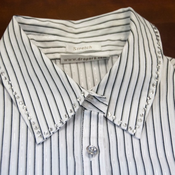 Fun sparkly western shirt size med - Picture 5 of 8